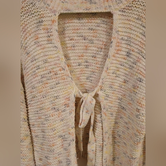 Aerie Cozy Crew Neck Open Back Sweater in Soft Knit - Picture 8 of 13